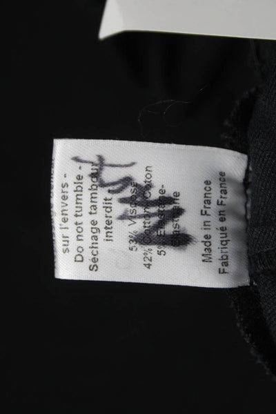 Joseph Womens Ankle Leggings Black Viscose Size 34