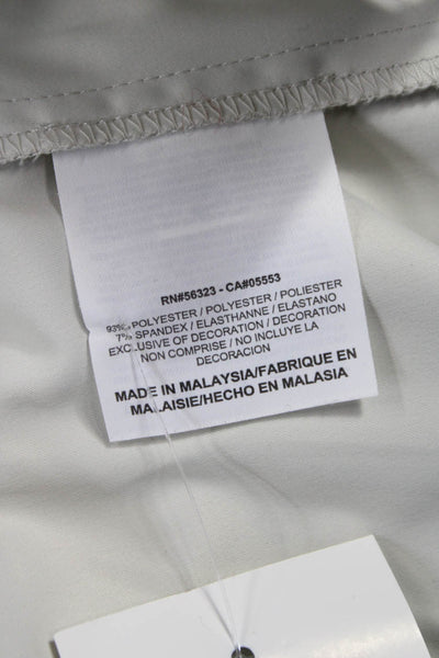 Nike Golf Womens Athletic Mini Skirt Beige Polyester Button Closure Size 2