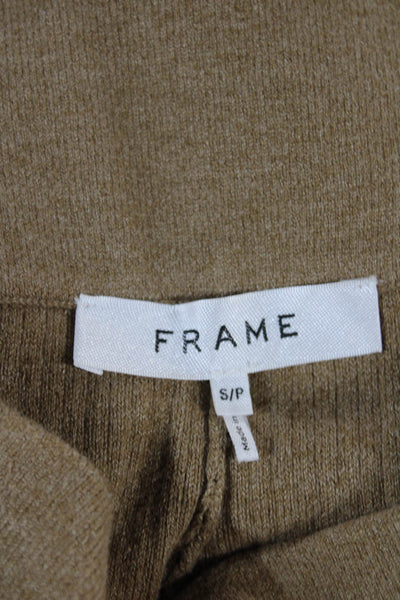 Frame Women Collared Long Sleeve Set Brown Button Size S