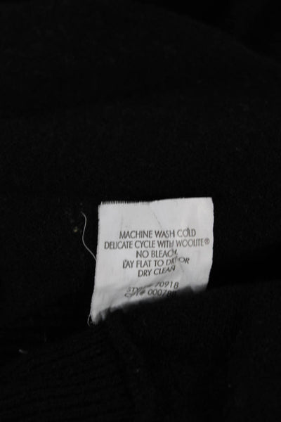 Vince Womens Cashmere Boat Neck Pullover Sweater Black Size M