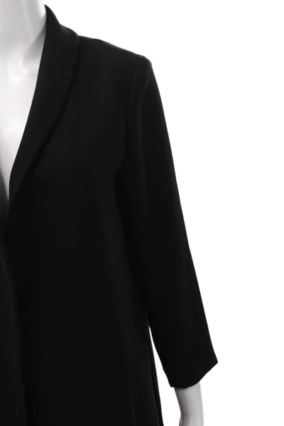 Drew Womens Basic Jacket Black Polyester 3/4 Sleeve Size S