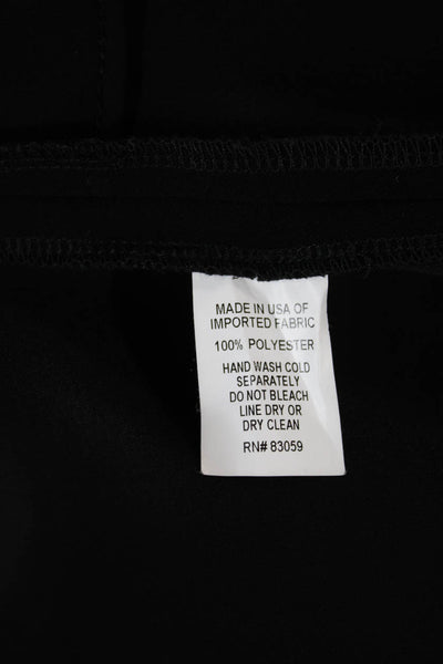 Drew Womens Basic Jacket Black Polyester 3/4 Sleeve Size S