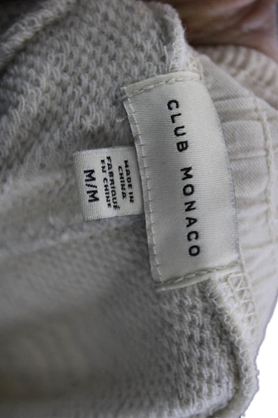 Club Monaco Mens Gray Striped Cotton Sweatpants Drawstring Size M