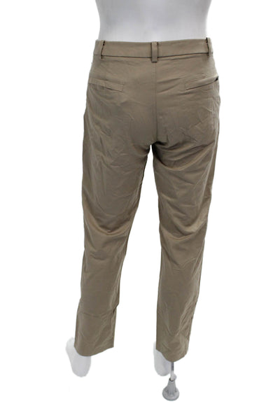 Lululemon Mens Beige Chino Pants Button Closure Size 34
