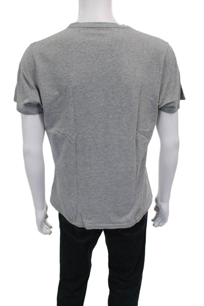 Club Monaco Mens Gray Colorblock Cotton T-Shirt Size L