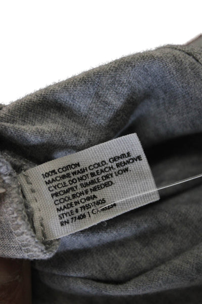Club Monaco Mens Gray Colorblock Cotton T-Shirt Size L