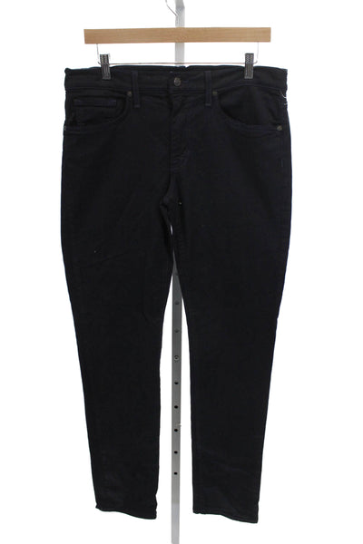 Joes Mens Black Straight Jeans Cotton Blend Button Fly Size 32