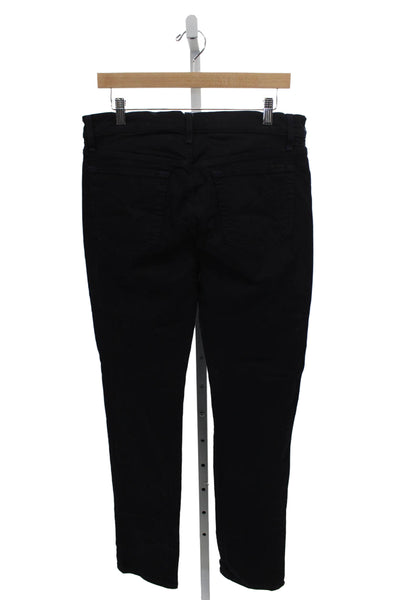 Joes Mens Black Straight Jeans Cotton Blend Button Fly Size 32