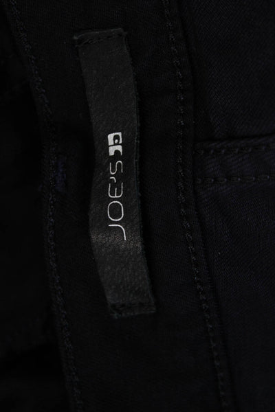 Joes Mens Black Straight Jeans Cotton Blend Button Fly Size 32