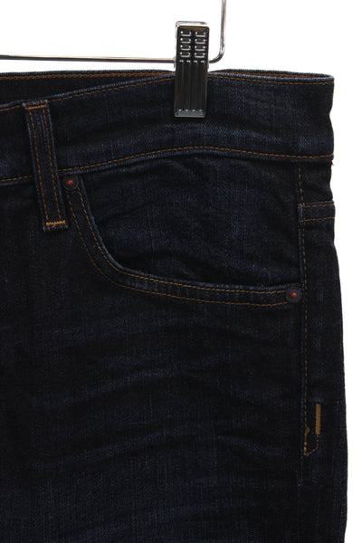 Joes Mens Straight Jeans Blue Cotton Blend Button Fly Size 32