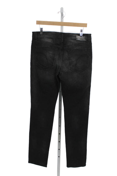 Joes Mens Skinny Black Cotton Blend Jeans Size 32
