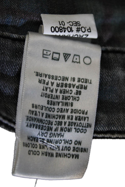 Joes Mens Skinny Black Cotton Blend Jeans Size 32