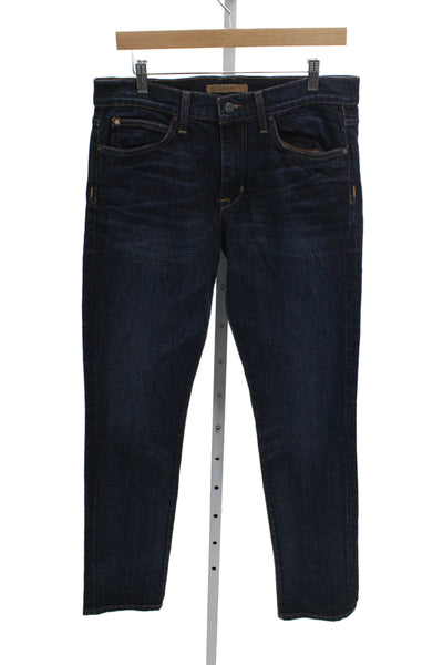 Joes Mens Straight Jeans Blue Cotton Blend Size 32