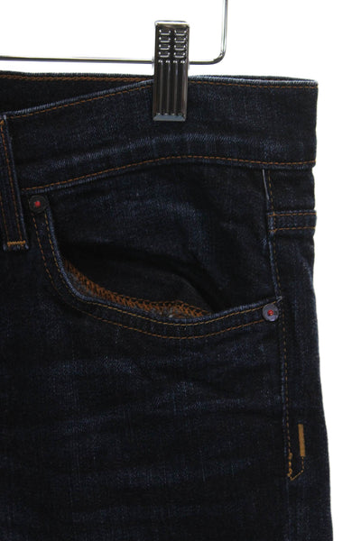 Joes Mens Straight Jeans Blue Cotton Blend Size 32