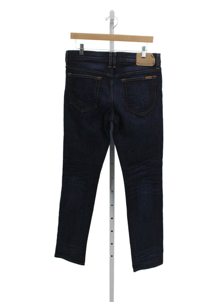 Joes Mens Straight Jeans Blue Cotton Blend Size 32
