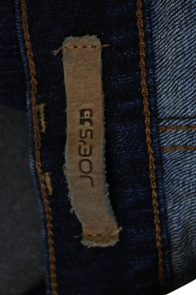Joes Mens Straight Jeans Blue Cotton Blend Size 32