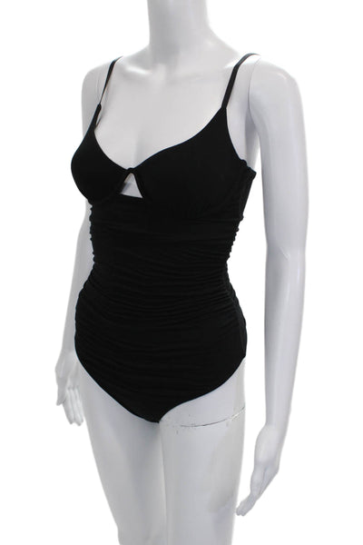 Jonathan Simkhai Womens Bodysuit Black Sweetheart Viscose Size S