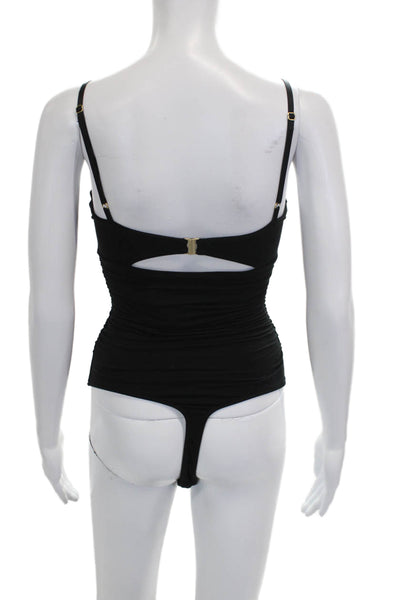 Jonathan Simkhai Womens Bodysuit Black Sweetheart Viscose Size S