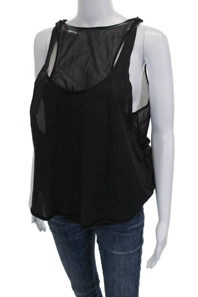 Lululemon Womens Sleeveless Pullover Tank Black Scoop Neck Size 6