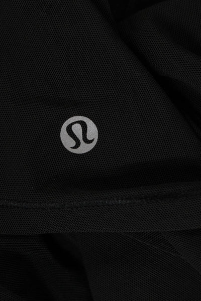 Lululemon Womens Sleeveless Pullover Tank Black Scoop Neck Size 6