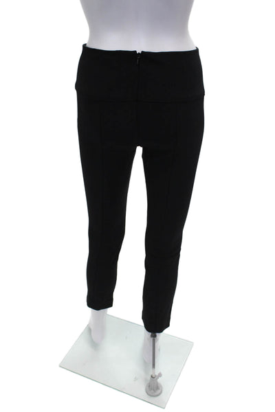 Veronica Beard Women Cropped Black Nylon Pants Zip Size 4