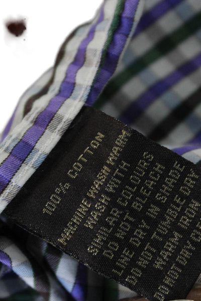 Rodd & Gunn Mens Collared Check Multicolor Button Up Long Sleeve Cotton Size M