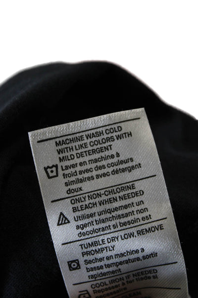 Vince Mens Black Pima Cotton Crew Neck Short Sleeve T-Shirt Size M