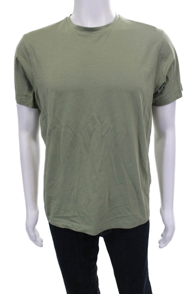 AG Mens Green Crew Neck Short Sleeve T-Shirt Size M