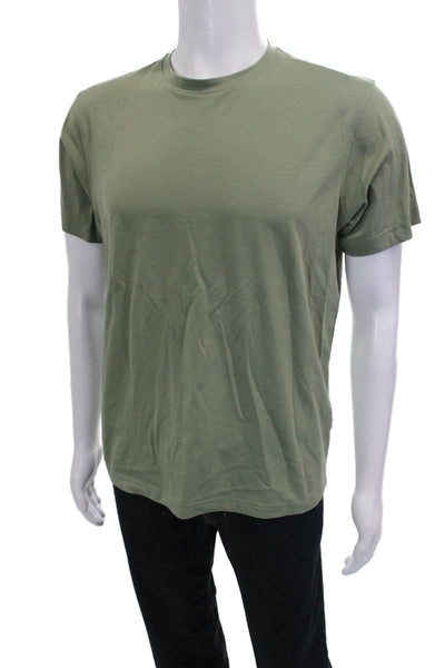 AG Mens Green Crew Neck Short Sleeve T-Shirt Size M