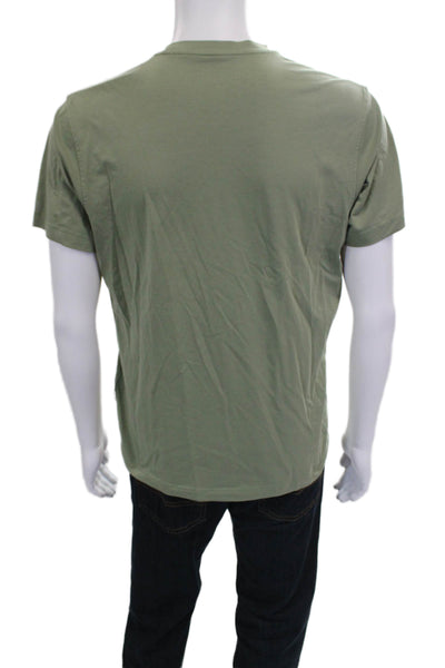 AG Mens Green Crew Neck Short Sleeve T-Shirt Size M