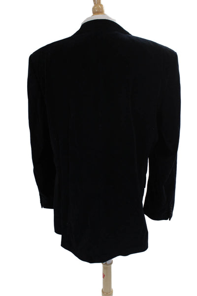Boss Hugo Boss Mens Blazer Black Cotton Solid Size L