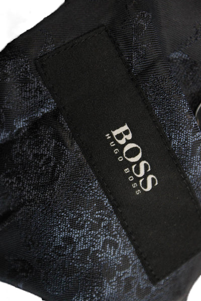 Boss Hugo Boss Mens Blazer Black Cotton Solid Size L