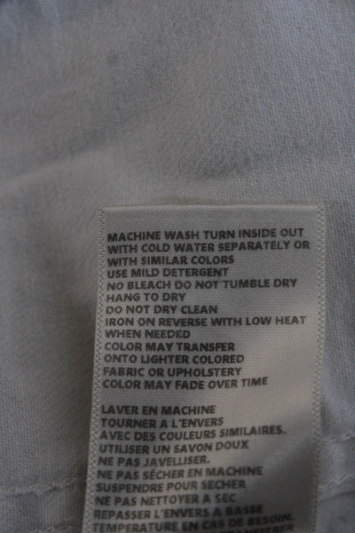 L'Agence Women Basic Jacket White Button Cotton Blend Size M