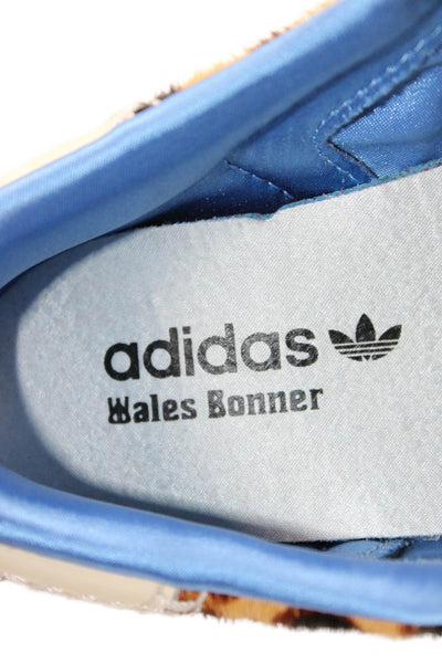 Adidas X Wales Bonner Womens Animal Print Sneakers Brown Size 6.5