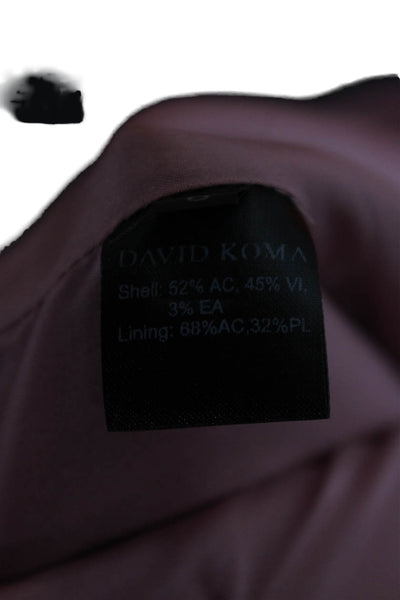 David Koma Women Pink Mini Skirt Knee Length Zip Size 6