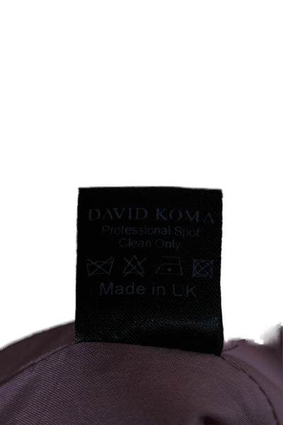 David Koma Women Pink Mini Skirt Knee Length Zip Size 6