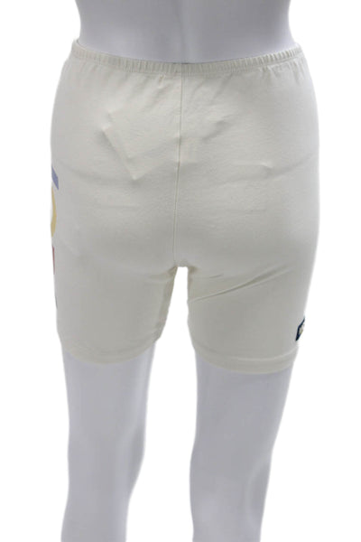Madhappy Womens Biker Shorts Ivory Size S
