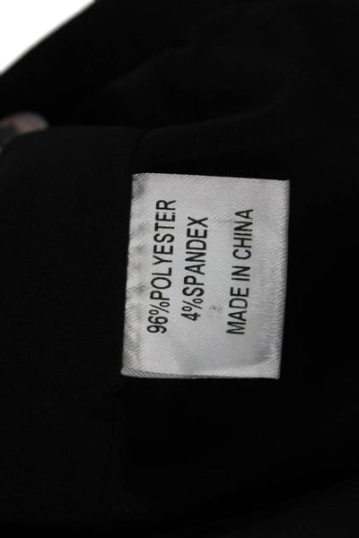Danielle Guizio Women Basic Jacket Black Polyester Long Sleeve Size M