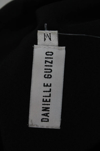Danielle Guizio Women Basic Jacket Black Polyester Long Sleeve Size M
