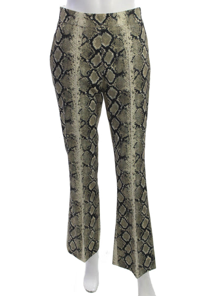 We11 Done Women Multicolor Animal Print Cotton Blend Dress Pants Size S