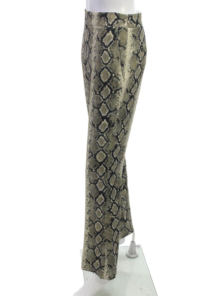 We11 Done Women Multicolor Animal Print Cotton Blend Dress Pants Size S