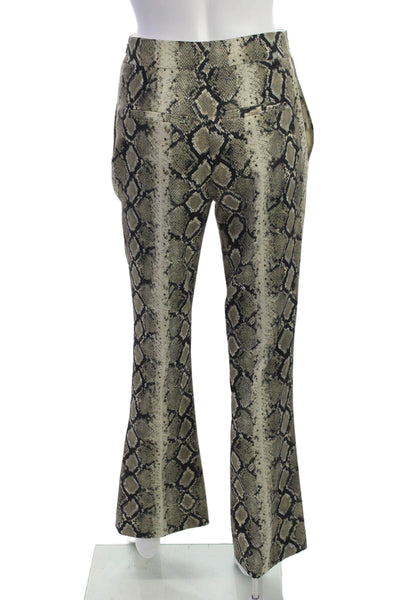 We11 Done Women Multicolor Animal Print Cotton Blend Dress Pants Size S