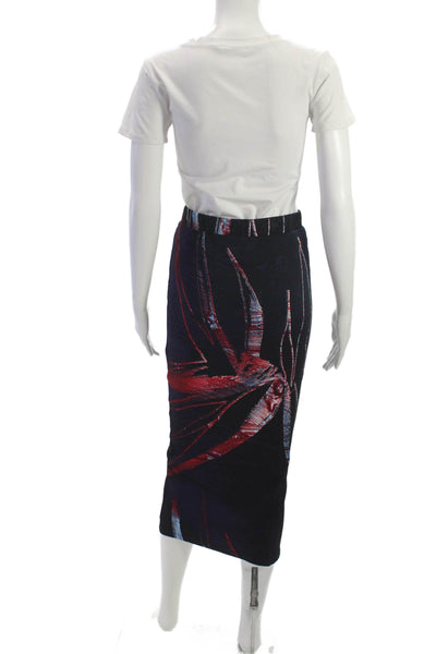 Louisa Ballou Womens Skirt Suit Multicolor Floral Size M