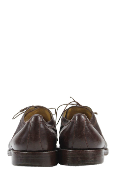Barneys New York Mens Leather Lace Up Oxford Dress Shoes Brown Size 11 Medium