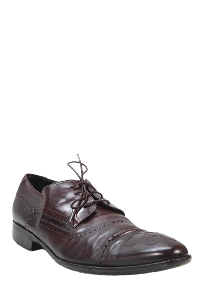 To Boot New York Mens Leather Lace Up Oxford Dress Shoes Brown Size 11