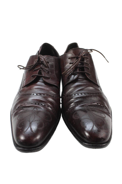To Boot New York Mens Leather Lace Up Oxford Dress Shoes Brown Size 11