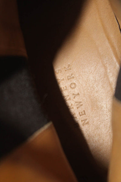 Barneys New York Mens Suede Stretch Inset Ankle Boots Brown Size 10 Medium