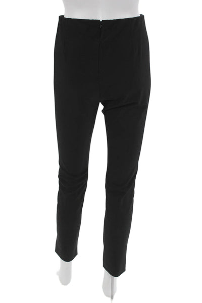 Theory Womens Ankle Pants Black Zip Size 4