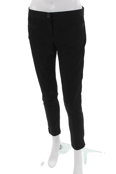 Theory Womens Dress Pants Black Button Size 4