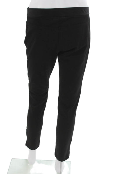 Theory Womens Dress Pants Black Button Size 4